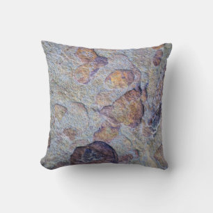 Rock Iron Ore Stone Throw Pillow