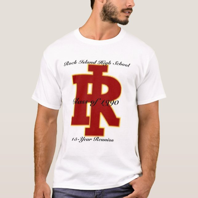 Rock Island High School 15 Yr Reunion T-Shirt (Front)