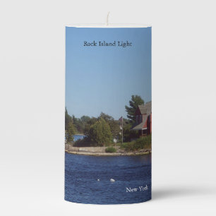 Rock Island Light candle