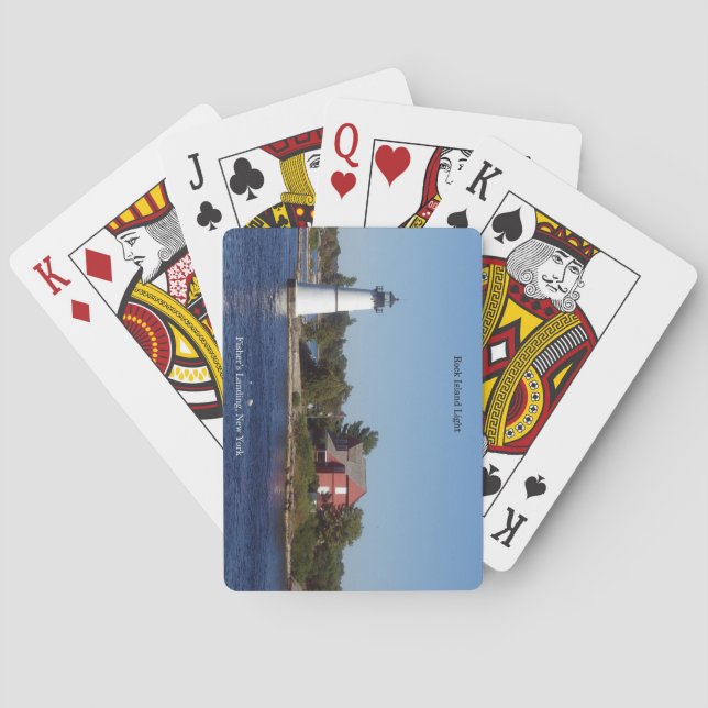 Rock Island Light playing cards (Back)