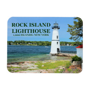 Rock Island Lighthouse, New York Flex Magnet