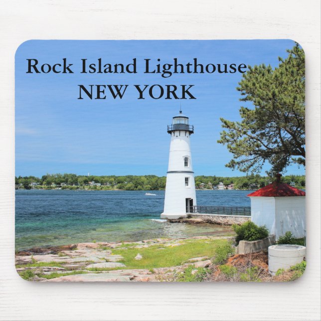 Rock Island Lighthouse, New York Mousepad #2 (Front)
