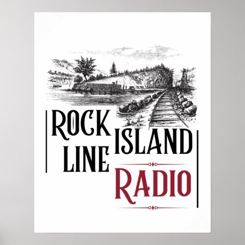 Rock Island Line Radio Poster