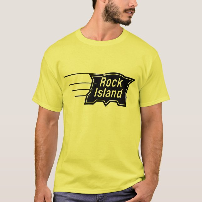 Rock Island Railroad Speed Logo T-Shirt (Front)