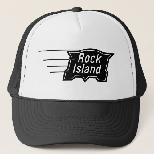 Rock Island Railroad Speed Logo Trucker Hat