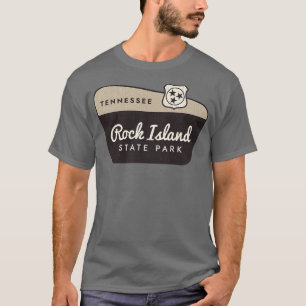 Rock Island State Park Tennessee Welcome Sign T-Shirt