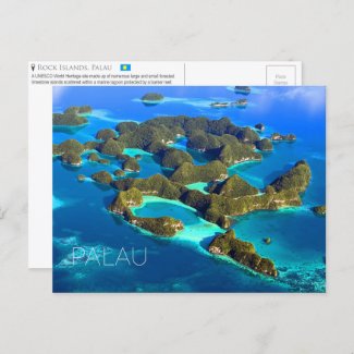 Rock Islands, Palau Postcard