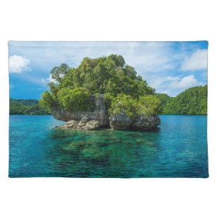 Rock Islet In Rock Islands Cloth Placemat