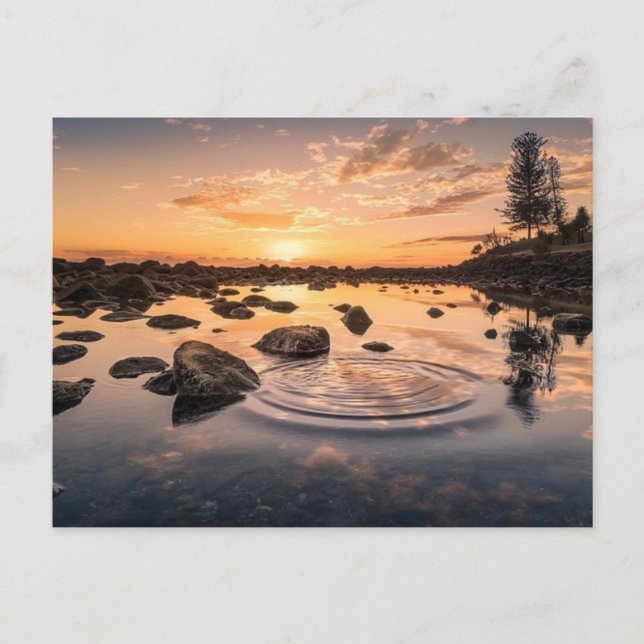 Rock Lake Post Card (Front)