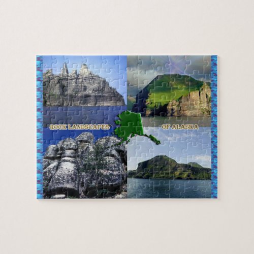 Rock Landscapes of Alaska Collage Jigsaw Puzzle