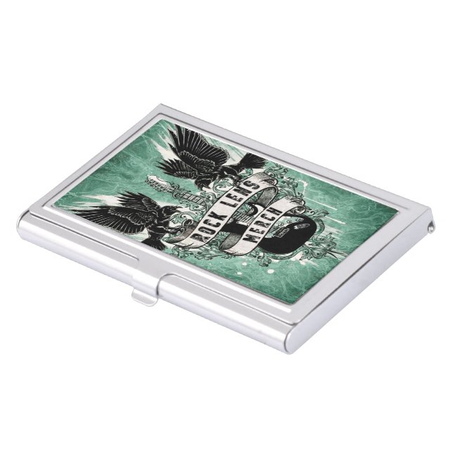 ROCK LENS Guitar Pick Case For Business Cards (Front)