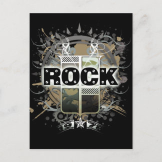 Rock=Life 'Vintage Rock' Postcard
