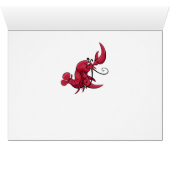Rock Lobster Dance Cards (Inside Horizontal (Bottom))