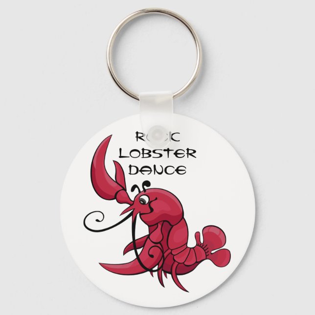 Rock Lobster Dance Keychain (Front)