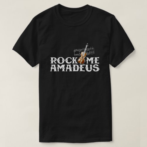 Rock Me Amadeus 80s Retro Pop Culture Graphic T_Shirt