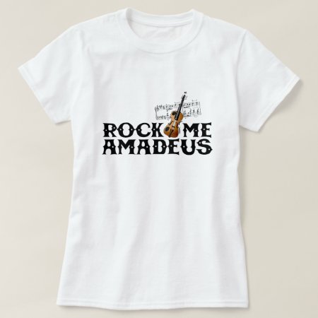 Rock Me Amadeus Classical Pop Culture 80s Graphic T-shirt