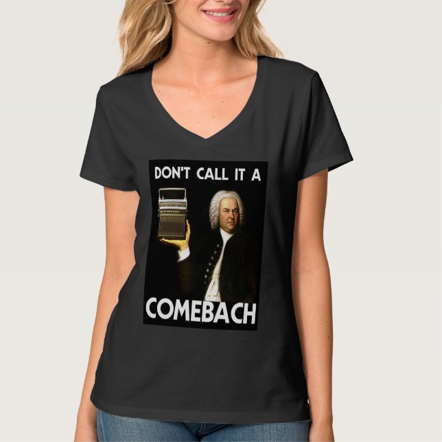 Rock Me Amadeus  Wolfgang Amadeus Mozart Piano and T-Shirt (Front)