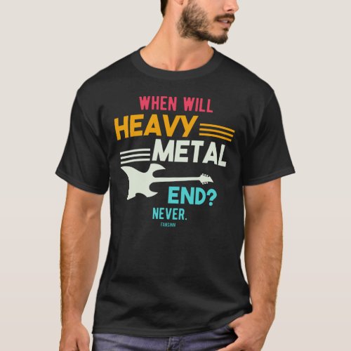 Rock metal guitar Punk saying T_Shirt