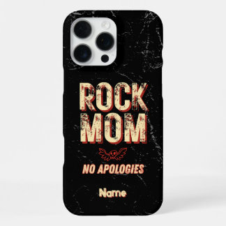 Rock Mom Gift Cool Mother's Day Rocker Mum iPhone 16 Pro Max Case