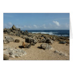 Rock Monuments on Aruban Coast Card