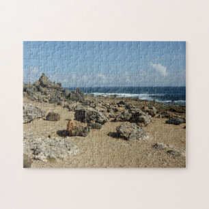 Rock Monuments on Aruban Coast Jigsaw Puzzle