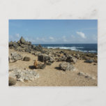 Rock Monuments on Aruban Coast Postcard