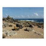 Rock Monuments on Aruban Coast Postcard