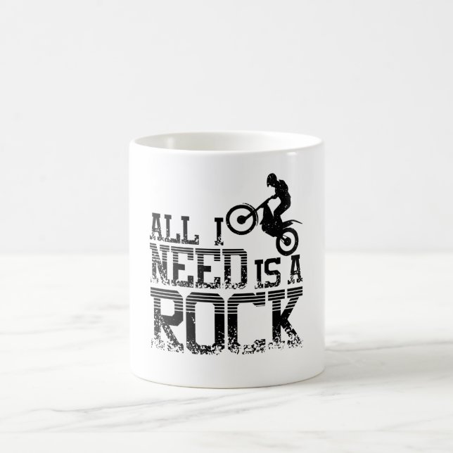 Rock Moto Trial Bike Coffee Mug (Center)
