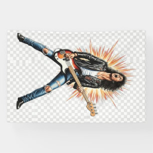 Rock music banner