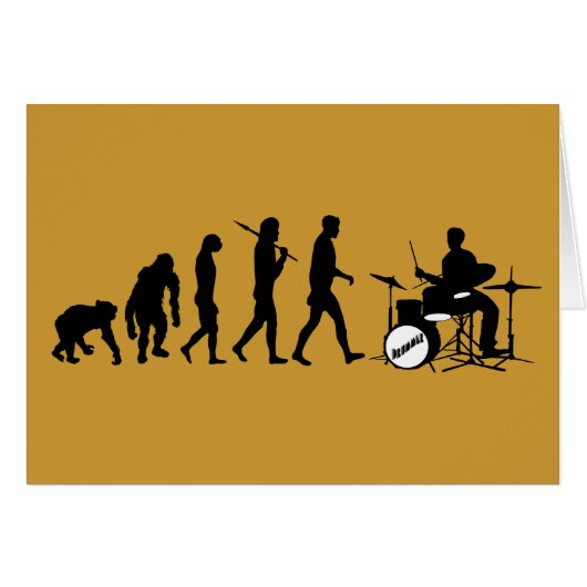 Rock Music Drummer and Jazz Dubstep Drums Cards (Front Horizontal)