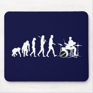 Rock Music Drummer and Jazz Dubstep Drums Mouse Pad