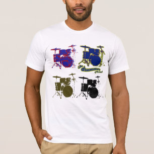 rock music drummer stylish T-Shirt