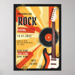 Rock Music Festival Flyer Announcement Poster at Zazzle