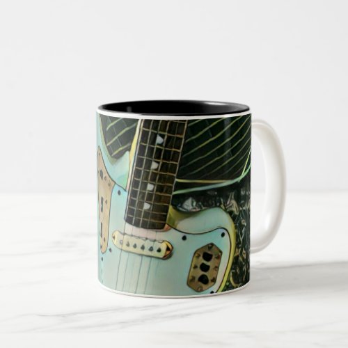 rock music gift for him her Two_Tone coffee mug