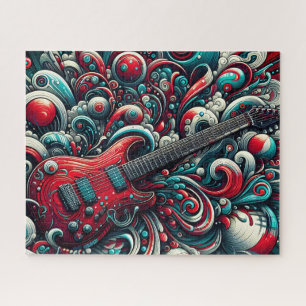 Rock Music Guitar Jigsaw Puzzle