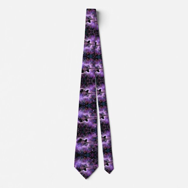 Rock Music Guitar Neck Tie (Front)