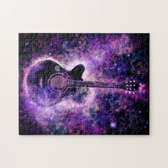 Rock Music Guitar Puzzle (Horizontal)