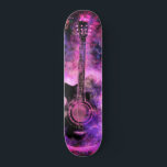 Rock Music Skateboard Guitar<br><div class="desc">Rock Music Guitar Skateboards - MIGNED Painting Design</div>