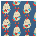 Rock Musician Egghead Fabric 