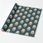 Rock Musician Egghead Wrapping Paper