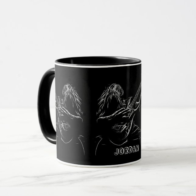 Rock Musician Mug (Front Left)