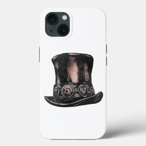 Rock musician top hat iPhone 13 case