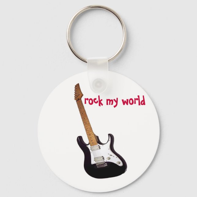 rock my world keychain (Front)
