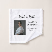 Rock n roll 20th birthday girl photo elegant moder