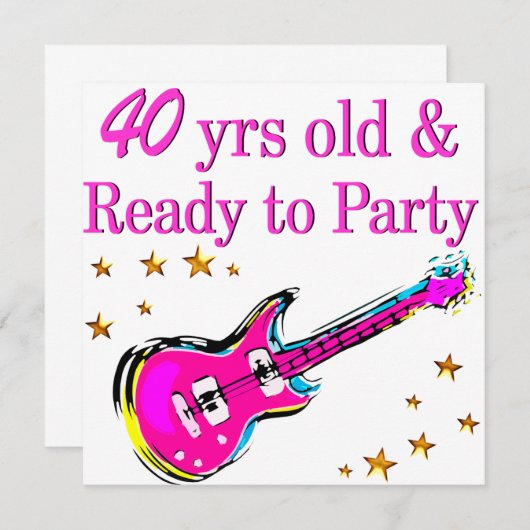 ROCK N ROLL 40TH (Front/Back)