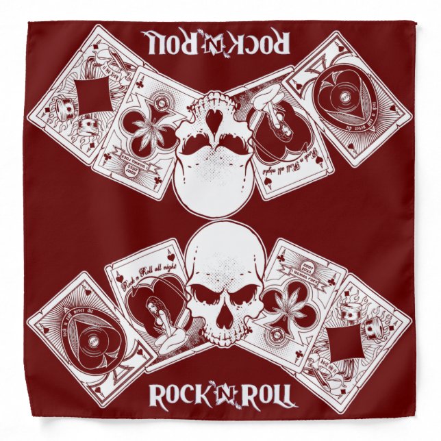 Rock n Roll Aces Bandana (Front)
