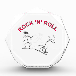 Rock 'N' Roll Acrylic Award