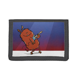 rock ’n’ roll animal trifold wallet