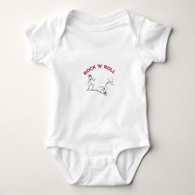 Rock 'N' Roll Baby Bodysuit (Front)