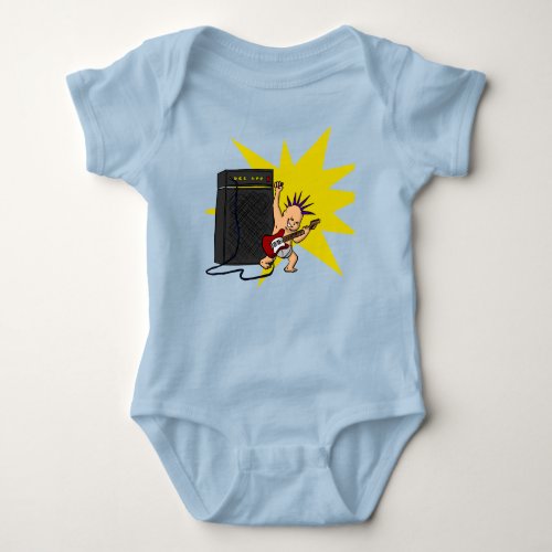 Rock n Roll Baby One_Piece Baby Bodysuit